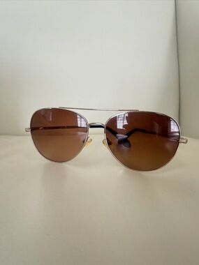 Stella & Dot Gold Aviator Sunglasses